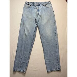Levis 560 Loose Fit Tapered Leg Jeans Light Wash Denim Mens 38x34 Vintage Style